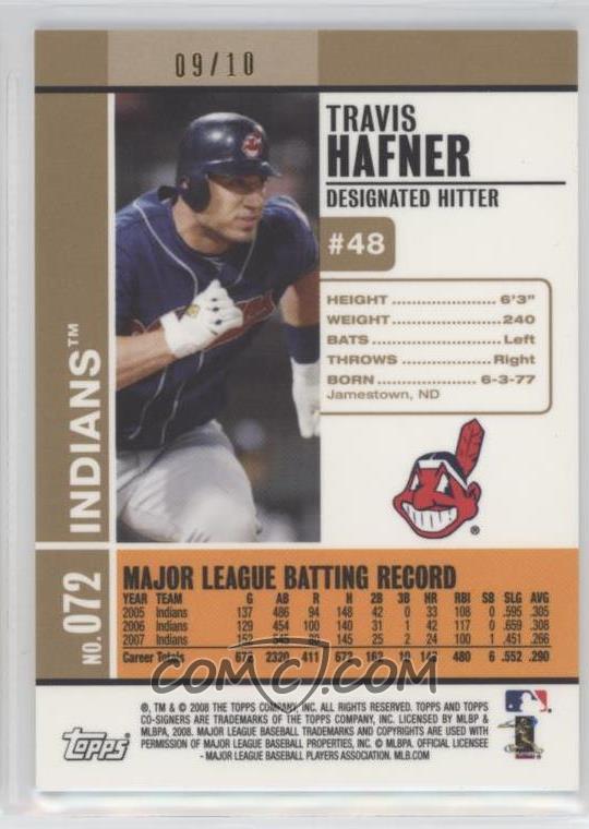 2008 Topps Co Signers Base Hyper Plaid Gold 072 2