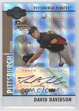 2008 Topps Co-Signers - [Base] - Hyper Plaid Gold #102 - Rookie Autograph - Dave Davidson /10