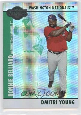 2008 Topps Co-Signers - [Base] - Hyper Plaid Green #004.2 - Dmitri Young, Ronnie Belliard /25