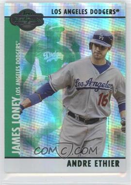 2008 Topps Co-Signers - [Base] - Hyper Plaid Green #041.2 - Andre Ethier, James Loney /25