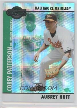 2008 Topps Co-Signers - [Base] - Hyper Plaid Green #058.2 - Aubrey Huff, Corey Patterson /25