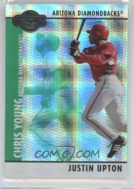 2008 Topps Co-Signers - [Base] - Hyper Plaid Green #059.2 - Justin Upton, Chris Young /25
