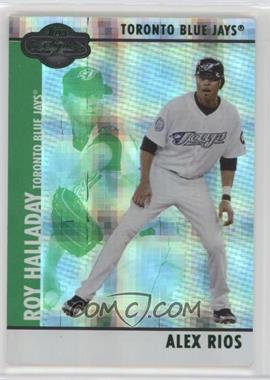 2008 Topps Co-Signers - [Base] - Hyper Plaid Green #061.2 - Alex Rios, Roy Halladay /25