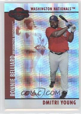 2008 Topps Co-Signers - [Base] - Hyper Plaid Red #004.2 - Dmitri Young, Ronnie Belliard /100