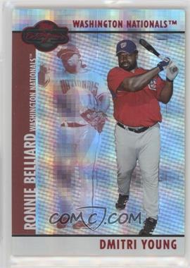 2008 Topps Co-Signers - [Base] - Hyper Plaid Red #004.2 - Dmitri Young, Ronnie Belliard /100