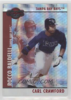 2008 Topps Co-Signers - [Base] - Hyper Plaid Red #017.2 - Carl Crawford, Rocco Baldelli /100