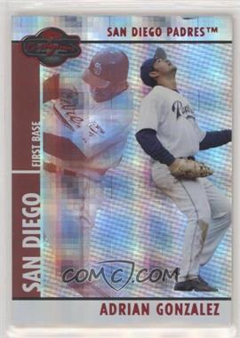 2008 Topps Co-Signers - [Base] - Hyper Plaid Red #079.1 - Adrian Gonzalez /100