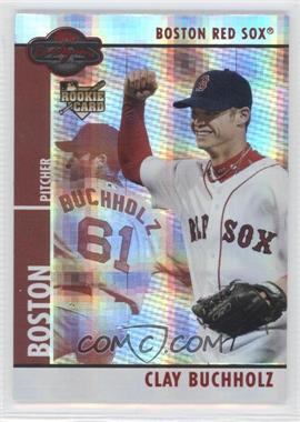 2008 Topps Co-Signers - [Base] - Hyper Plaid Red #100.1 - Clay Buchholz /100