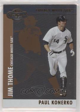 2008 Topps Co-Signers - [Base] - Silver Bronze #063.2 - Paul Konerko, Jim Thome /300