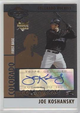 2008 Topps Co-Signers - [Base] - Silver Bronze #103 - Rookie Autograph - Joe Koshansky /400