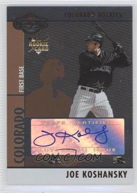 2008 Topps Co-Signers - [Base] - Silver Bronze #103 - Rookie Autograph - Joe Koshansky /400