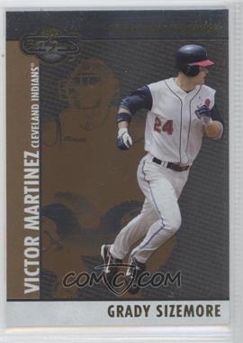 2008 Topps Co-Signers - [Base] - Silver Gold #005.2 - Grady Sizemore, Victor Martinez /150