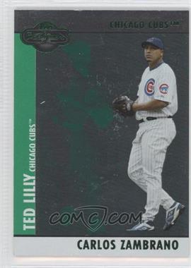 2008 Topps Co-Signers - [Base] - Silver Green #082.2 - Carlos Zambrano, Ted Lilly /200