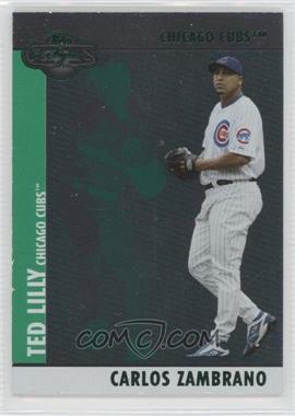 2008 Topps Co-Signers - [Base] - Silver Green #082.2 - Carlos Zambrano, Ted Lilly /200