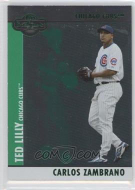 2008 Topps Co-Signers - [Base] - Silver Green #082.2 - Carlos Zambrano, Ted Lilly /200