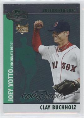 2008 Topps Co-Signers - [Base] - Silver Green #100.2 - Clay Buchholz, Joey Votto /200