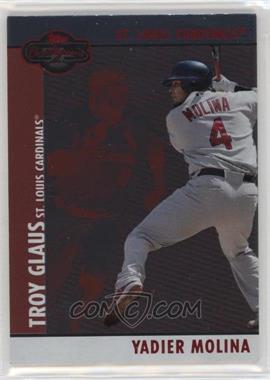 2008 Topps Co-Signers - [Base] - Silver Red #044.2 - Yadier Molina, Troy Glaus /400