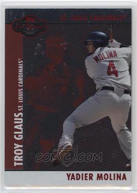 2008 Topps Co-Signers - [Base] - Silver Red #044.2 - Yadier Molina, Troy Glaus /400