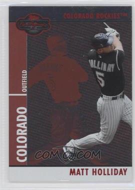 2008 Topps Co-Signers - [Base] - Silver Red #064.1 - Matt Holliday /400