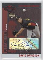 Rookie Autograph - Dave Davidson #/500