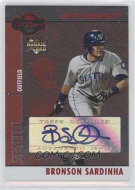 2008 Topps Co-Signers - [Base] - Silver Red #108 - Rookie Autograph - Bronson Sardinha /500