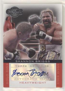2008 Topps Co-Signers - Boxer Solo Sigs #SS-SB - Shannon Briggs