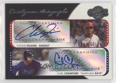 2008 Topps Co-Signers - Co-Signers Autographs #CS-FC - Chone Figgins, Carl Crawford