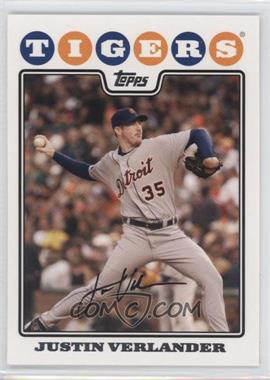 2008 Topps Detroit Tigers - [Base] #DET3 - Justin Verlander