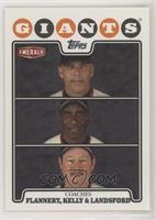 Tim Flannery, Roberto Kelly, Carney Lansford