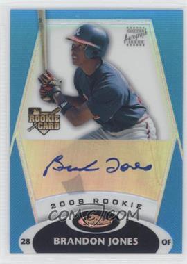 2008 Topps Finest - [Base] - Blue Refractor #151 - Rookie Autograph - Brandon Jones /399