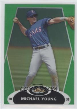 2008 Topps Finest - [Base] - Green Refractor #102 - Michael Young /199