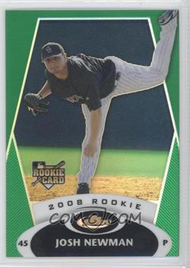 2008 Topps Finest - [Base] - Green Refractor #147 - Josh Newman /199