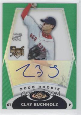2008 Topps Finest - [Base] - Green Refractor #160 - Rookie Autograph - Clay Buchholz /199