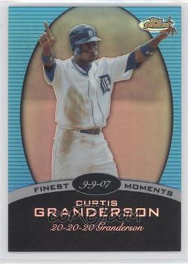 2008 Topps Finest - Finest Moments - Blue Refractor #FM-CG - Curtis Granderson /299