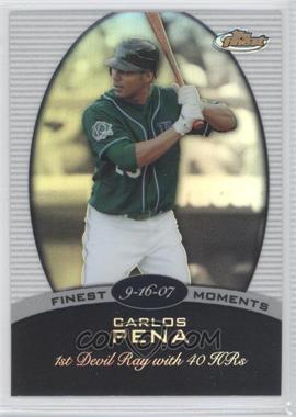 2008 Topps Finest - Finest Moments - Refractor #FM-CP - Carlos Pena