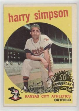 2008 Topps Heritage - 1959 Topps Buybacks #333 - Harry Simpson