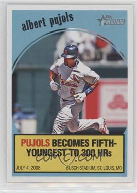 2008 Topps Heritage - 2008 Flashbacks #FB6 - Albert Pujols