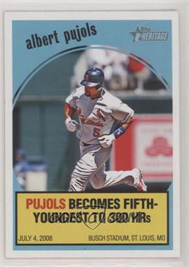 2008 Topps Heritage - 2008 Flashbacks #FB6 - Albert Pujols