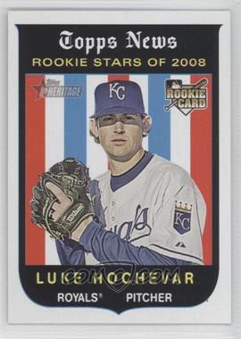 2008 Topps Heritage - [Base] - Black Back #129 - Luke Hochevar