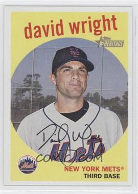 2008 Topps Heritage - [Base] - Black Back #224 - David Wright