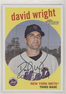 2008 Topps Heritage - [Base] - Black Back #224 - David Wright