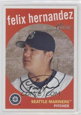 2008 Topps Heritage - [Base] - Black Back #24 - Felix Hernandez