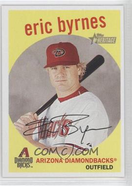 2008 Topps Heritage - [Base] - Black Back #3 - Eric Byrnes