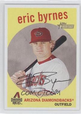 2008 Topps Heritage - [Base] - Black Back #3 - Eric Byrnes