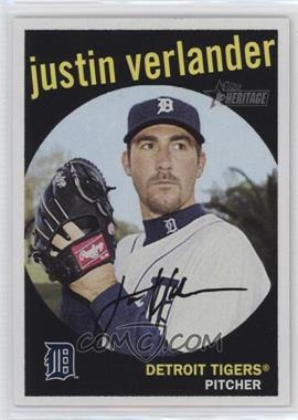 2008 Topps Heritage - [Base] - Black Back #338 - Justin Verlander