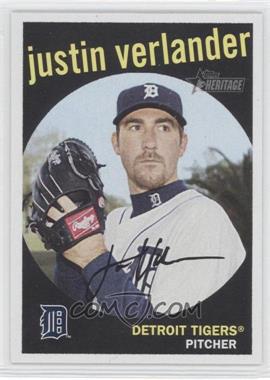 2008 Topps Heritage - [Base] - Black Back #338 - Justin Verlander