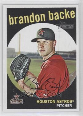 2008 Topps Heritage - [Base] - Black Back #514 - Brandon Backe