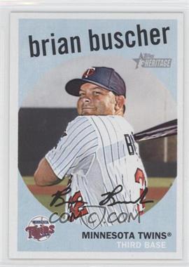 2008 Topps Heritage - [Base] - Black Back #538 - Brian Buscher