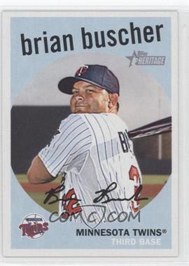 2008 Topps Heritage - [Base] - Black Back #538 - Brian Buscher