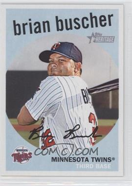 2008 Topps Heritage - [Base] - Black Back #538 - Brian Buscher